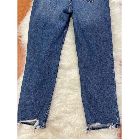 Abercrombie & Fitch The Straight Ankle Ultra High Rise Distressed Jeans 28/6 - Picture 8 of 8